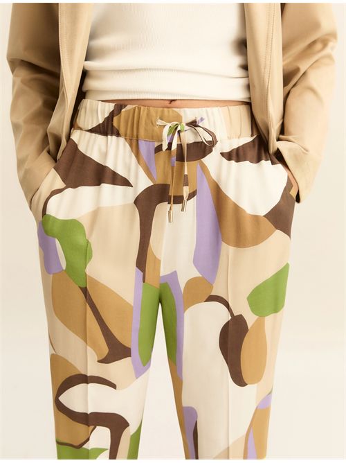 Jogger in twill - SABBIA EMME MARELLA | EMMOSSO125/001